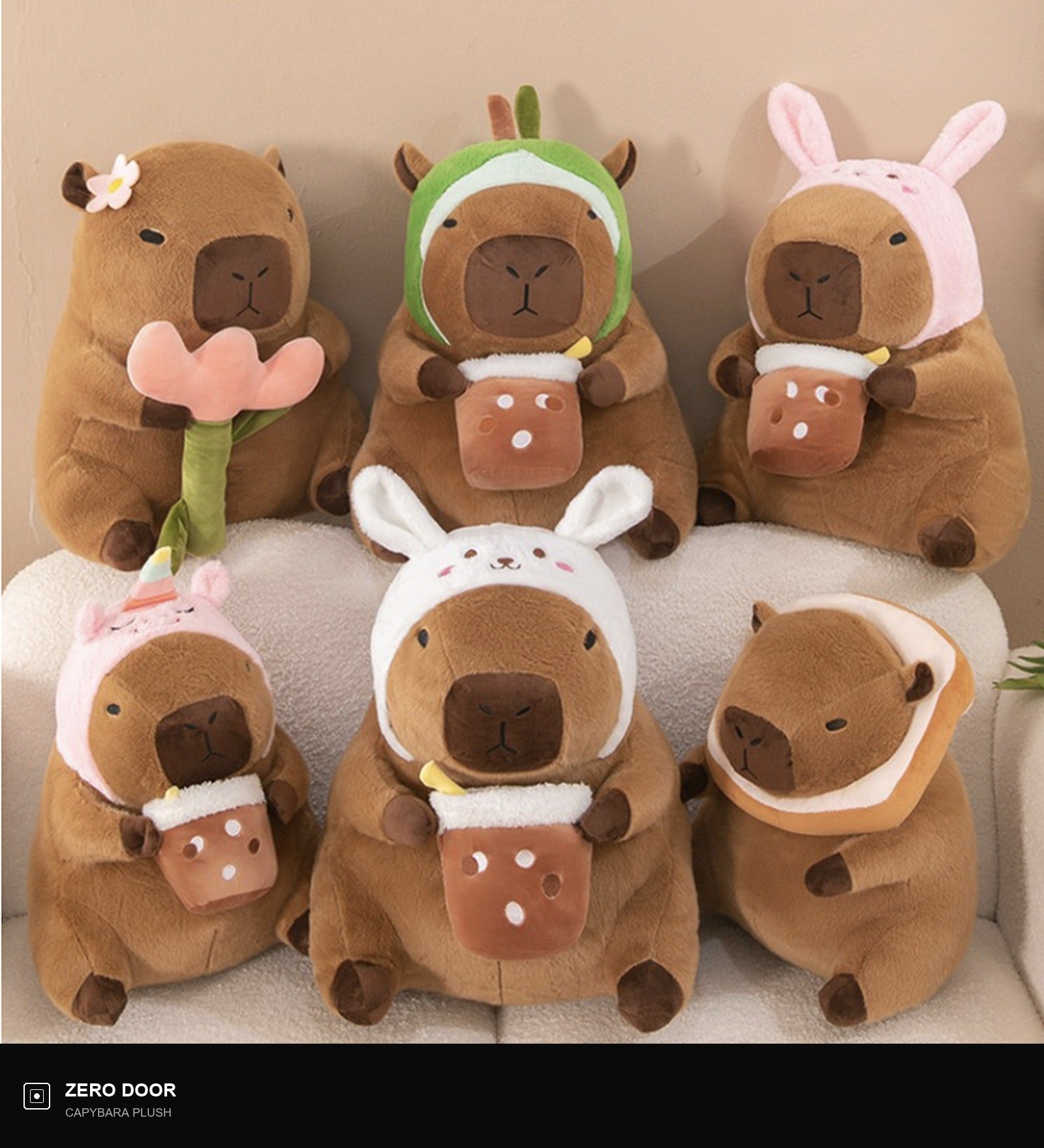 Capybara Gate Doll Plush Toys