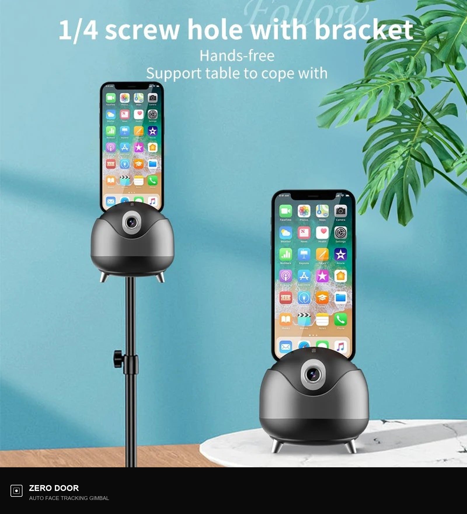 Auto Face Tracking Gesture Gimbal Stabilizer Phone