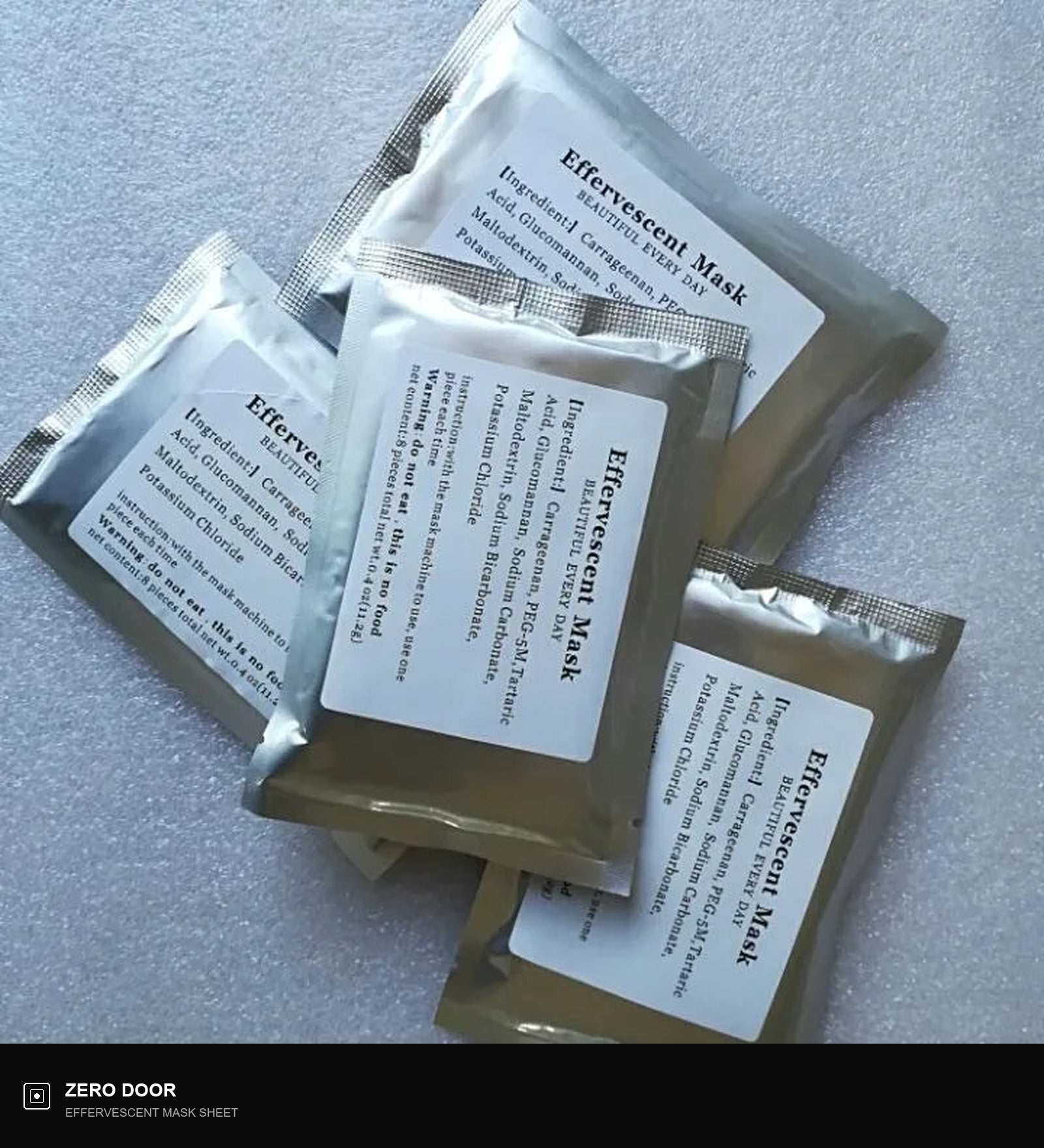 Effervescent Mask Sheet