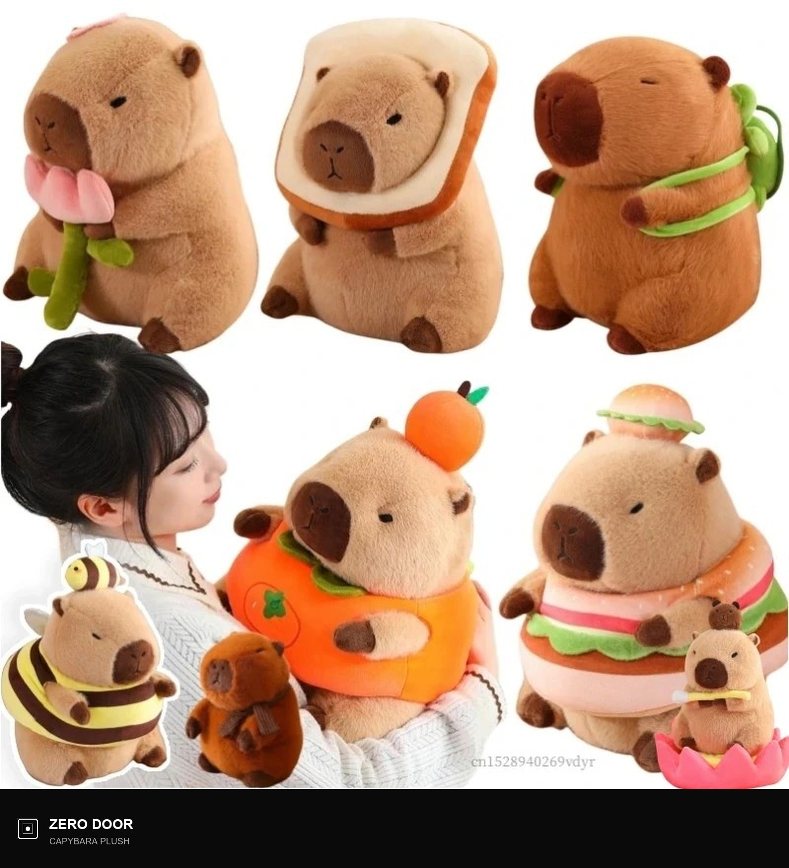 Capybara Gate Doll Plush Toys