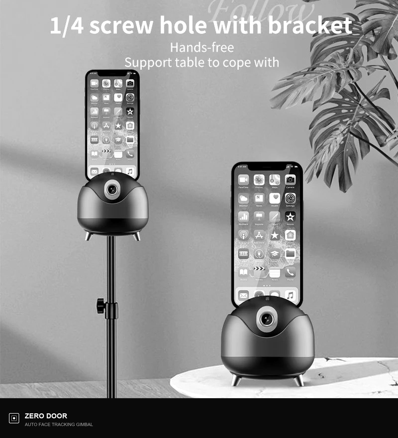 Auto Face Tracking Gesture Gimbal Stabilizer Phone